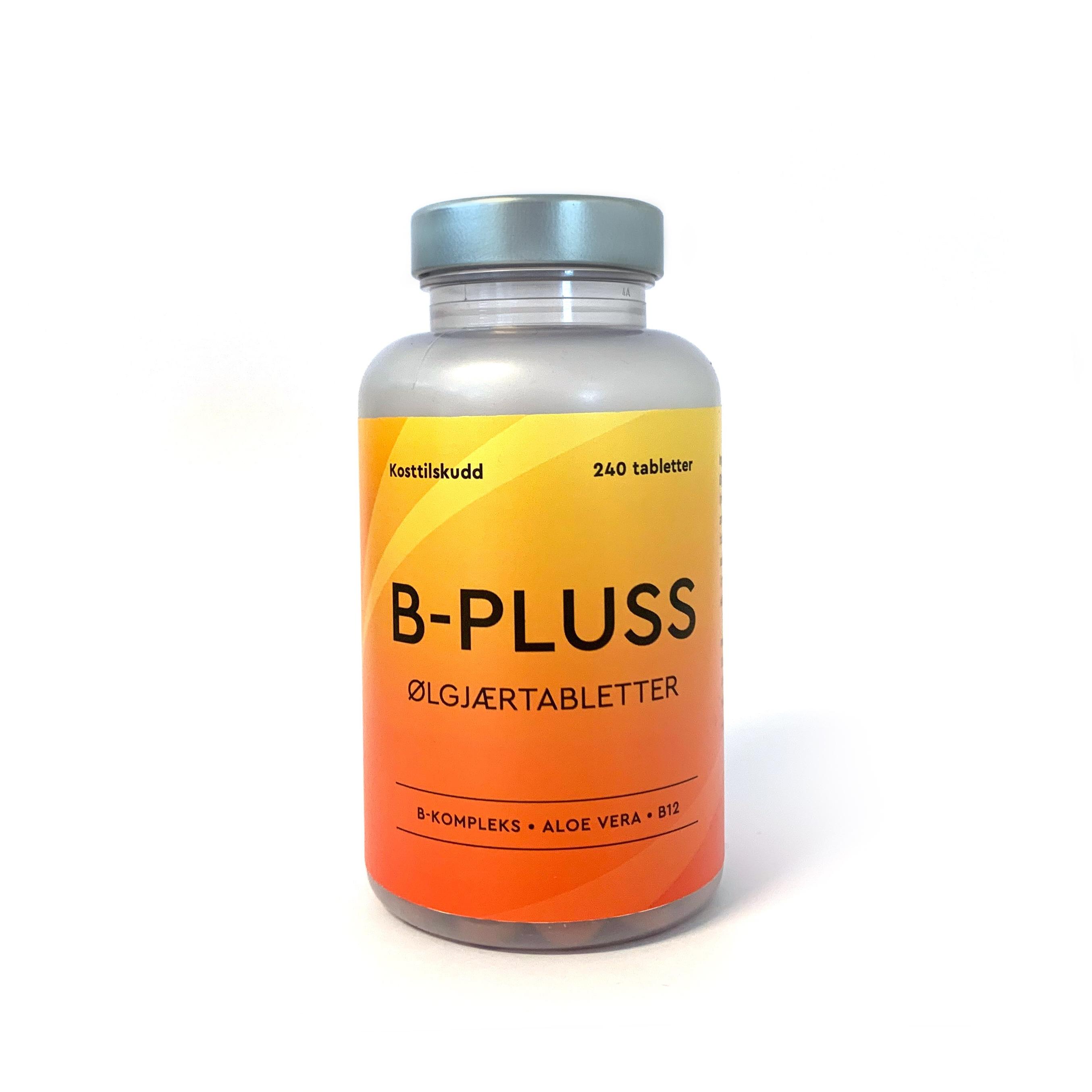 B-Pluss ølgjærtabletter - Helsekostshop